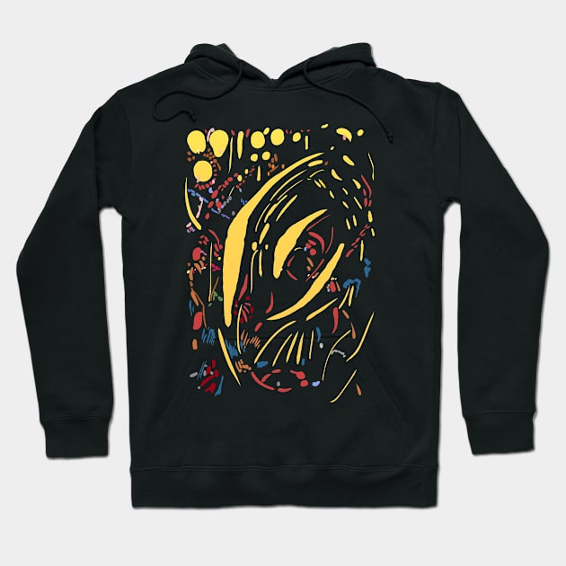 Egyptian Gold - Abstract Hoodie by Nikokosmos